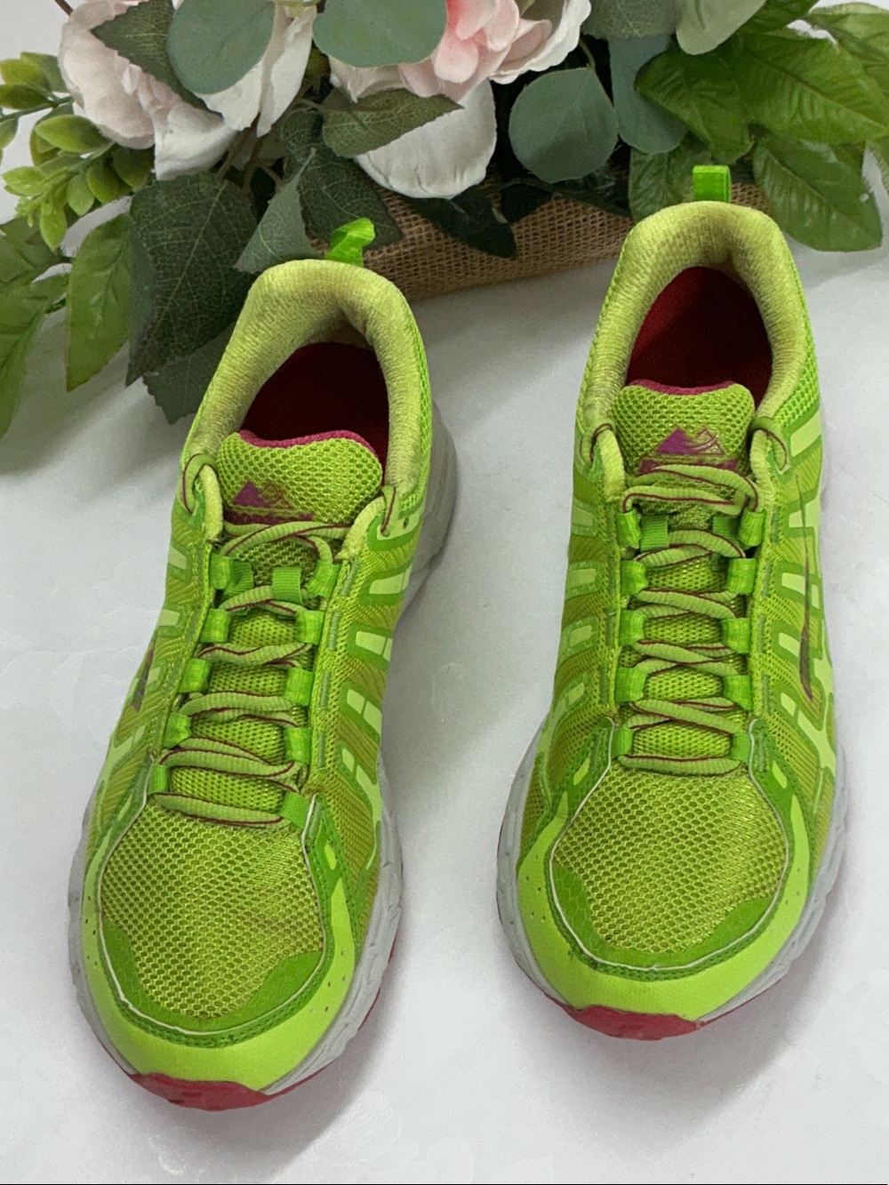 Women’s Lime Green Athletic Sneakers